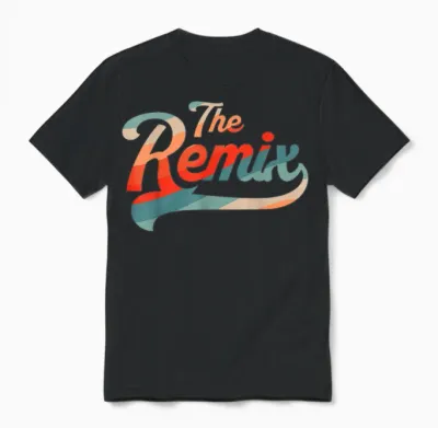 Vater Sohn Partnerlook the Original the Remix Outfit Unisex T-Shirt - Black