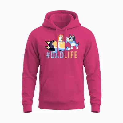 Bluey Dad Unisex Hoodie - Heliconia