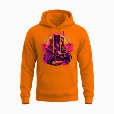 Samouraï Unisex Hoodie - Safety Orange