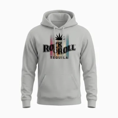 Rock N Roll Tequila Fifth Collection Unisex Hoodie - Ash