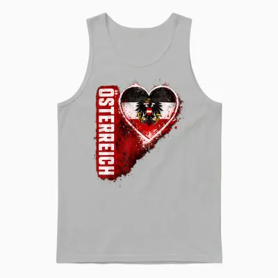österreich Trikot Kinder Austria Herren Damen Austria Flagge Unisex Tank Top - Ash
