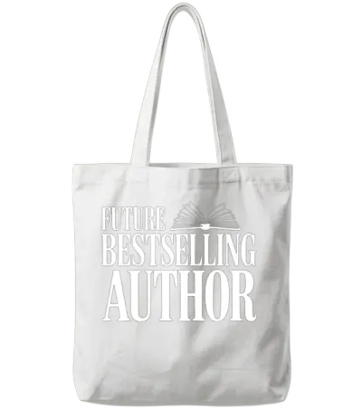 Future Bestselling Author Tote Bags - White
