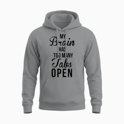 Brain Tabs Unisex Hoodie - Sport Grey