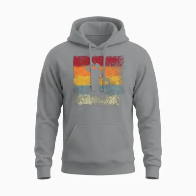 Singer Retro Unisex Hoodie - Sport Grey