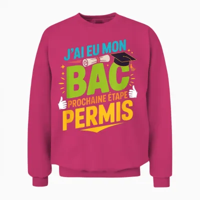 Bachelor I Had My Bac 2025 Prepare Bachelor License Unisex Sweatshirt - Heliconia