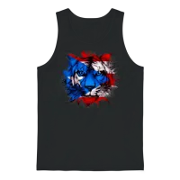 Puerto Rico Unisex Tank Top - Black – 1