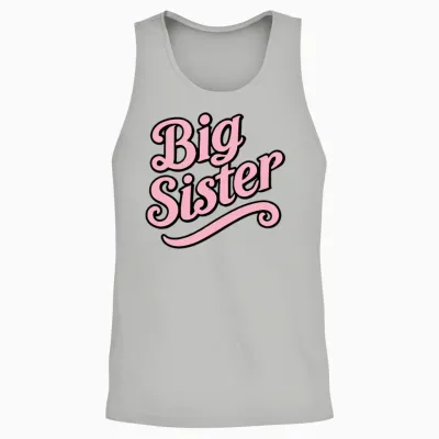 Big Sister Unisex Tank Top - Ash