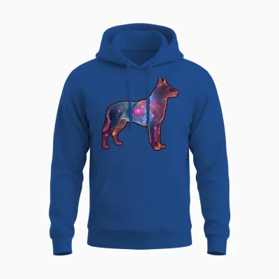 Cosmic Dog Unisex Hoodie - Royal