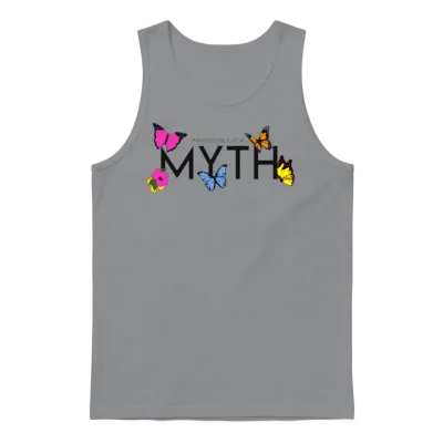 Impossible Is A... Myth Hibiscus Et Papillon Unisex Tank Top - Sport Grey