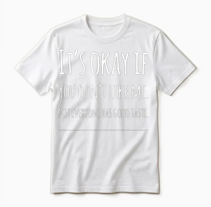 Funny Unisex T-Shirt in White