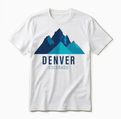 Exclusive Design for Denver Colorado Lovers Unisex T-Shirt - White