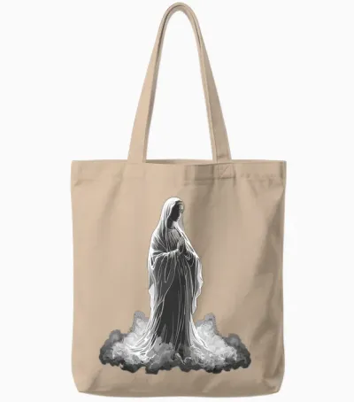 The Blessed Virgin Mary Tote Bags - Natural
