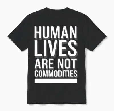 Human Trafficking Awareness Stop Exploitation Unisex T-Shirt - Black
