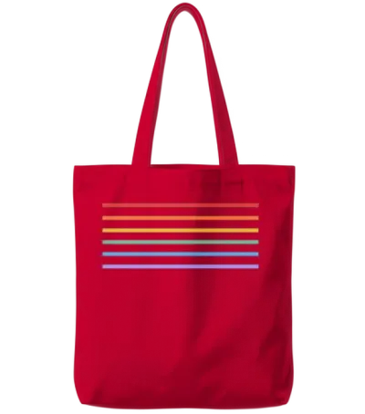 Subtle Pride Tote Bags - Red