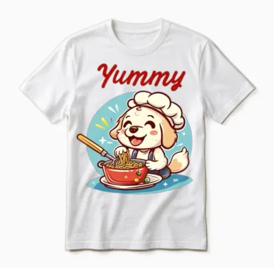 Cute Dog Unisex T-Shirt - White