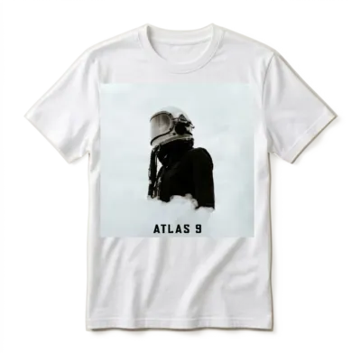 Atlas 9 Album Cover Unisex T-Shirt - White