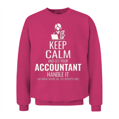 Accountant Accounting Bookkeeping Finance Funny Unisex Sweatshirt - Heliconia