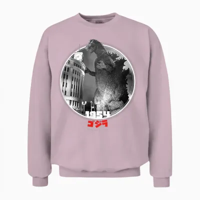 Godzilla 1954 Icons of Toho Unisex Sweatshirt - Light Pink