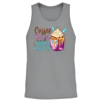 Fueled by Coffee & Compassion – Nurse Life Unisex Tank Top - Sport Grey – 2