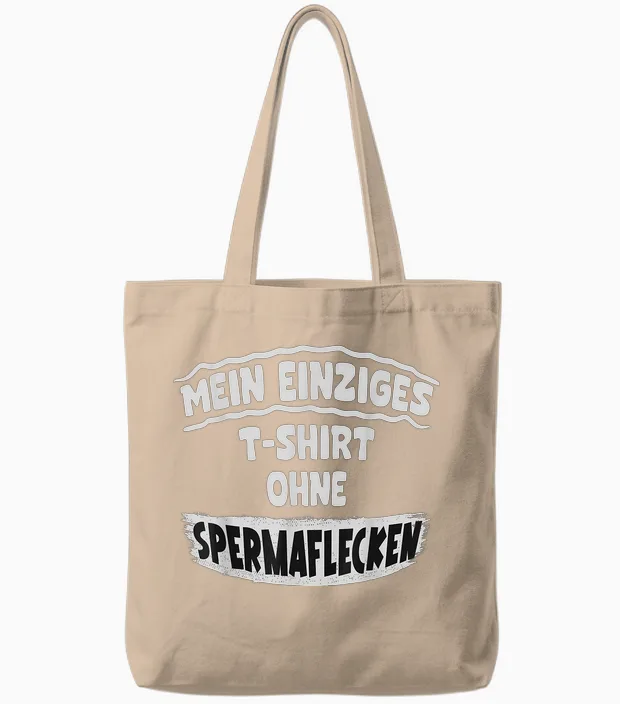 Lustiger Spruch - Sex Spruch Tote Bags in Natural