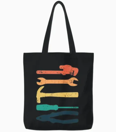 Machinist Cnc Machine Operator Funny Cnc Machinist Tote Bags - Black