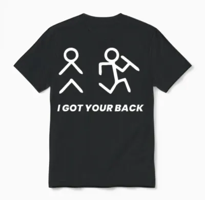 Funny Design Unisex T-Shirt - Black