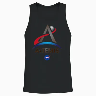 Nasa Artemis Mission Logo Unisex Tank Top - Black