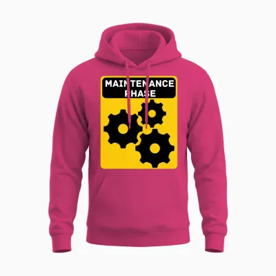 Maintenance Phase Retro Unisex Hoodie - Heliconia