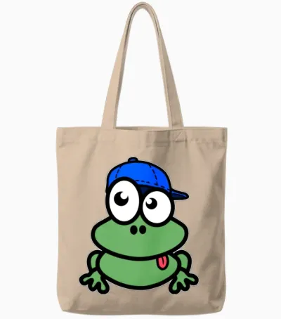 Animal Funny Tote Bags - Natural