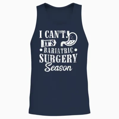 Funny Gastric Unisex Tank Top - Navy