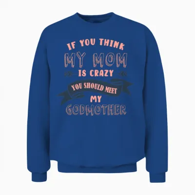 Godmother, Godmother Reveal, Gender Reveal Party Unisex Sweatshirt - Royal