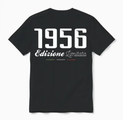 1956 Limitierte Auflage 68 Jahre Geburtstag Unisex T-Shirt - Black