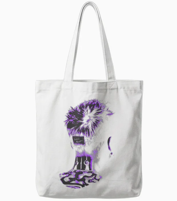 Official Machine Gun Kelly Hotel Diablo Black T-Shirt, Black Tote Bags in White