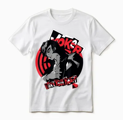 Persona 5 Joker Take Your Heart Atlus Unisex T-Shirt - White