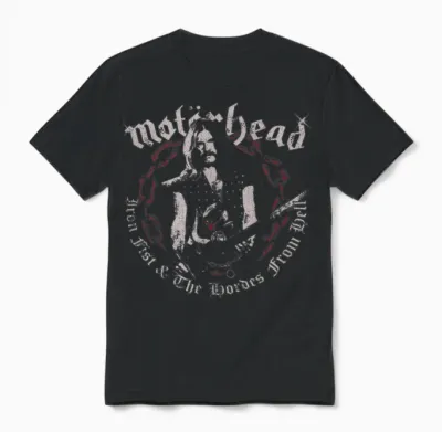 Motörhead Iron Fist Lemmy Lordes Unisex T-Shirt - Black