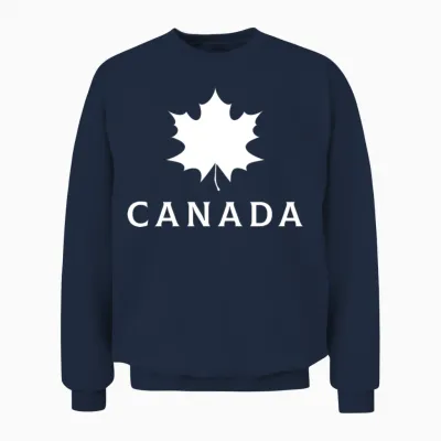 Canada Maple Leaf Unisex Sweatshirt - Navy