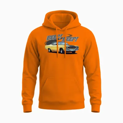 Beep Roadrunner Unisex Hoodie - Safety Orange