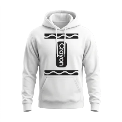 Party-Crayon Halloween Team Unisex Hoodie - White