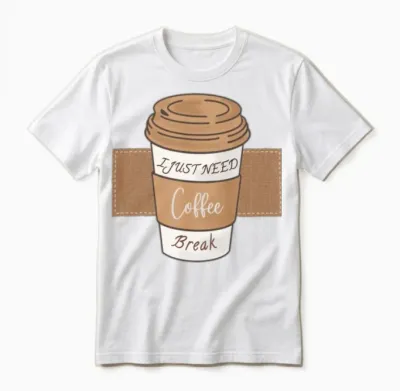 Just Coffee Break Unisex T-Shirt - White