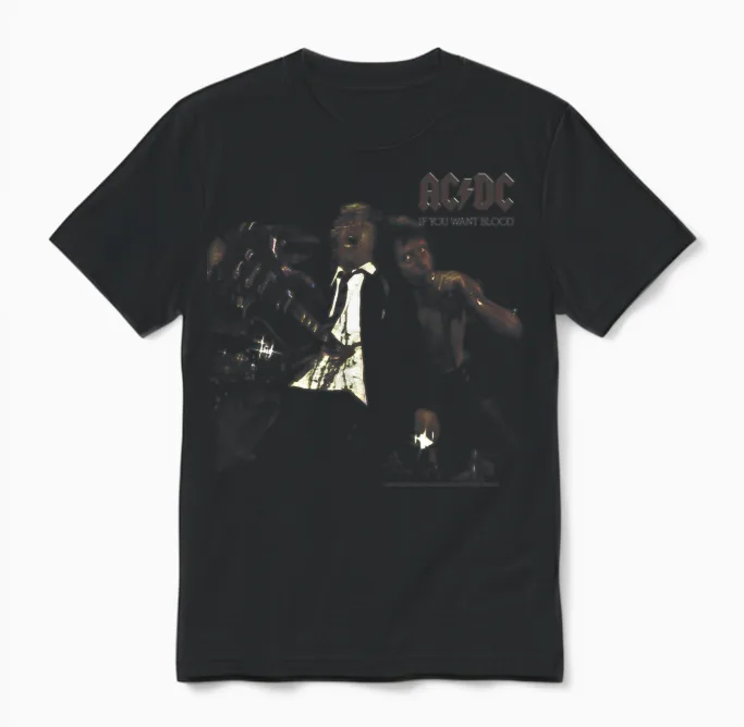 Ac/dc - if You Want Blood You've Got It Unisex T-Shirt in Black