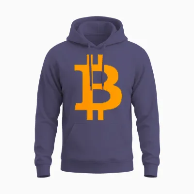 Hodl Bitcoin Btc Cryptocurrency Satoshi Clothing #bitcoin T-Shirt, Black Unisex Hoodie - Heather Sport Dark Navy