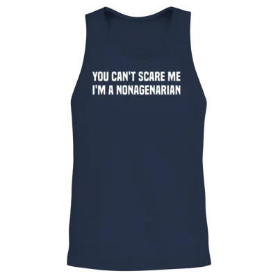 Nonagenarian 90 Years Old 90th Birthday Unisex Tank Top - Navy