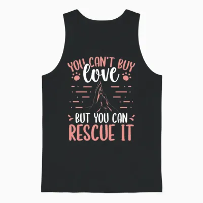 Dog Rescue Shetler Dog Adopt Dogs Animal Rescue Unisex Tank Top - Black