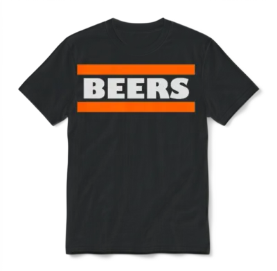 Beers Unisex T-Shirt - Black