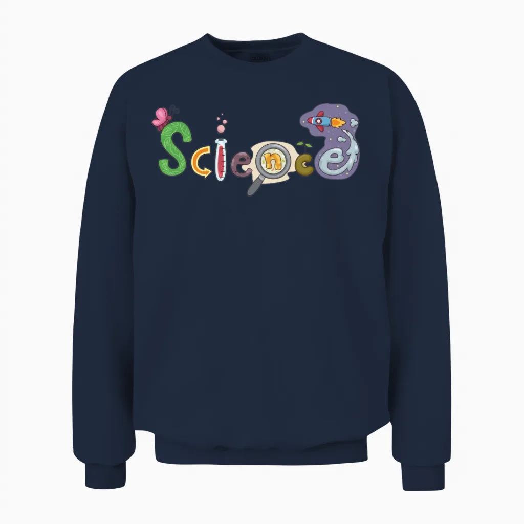 Xkcd Funny Science Unisex Sweatshirt in Navy
