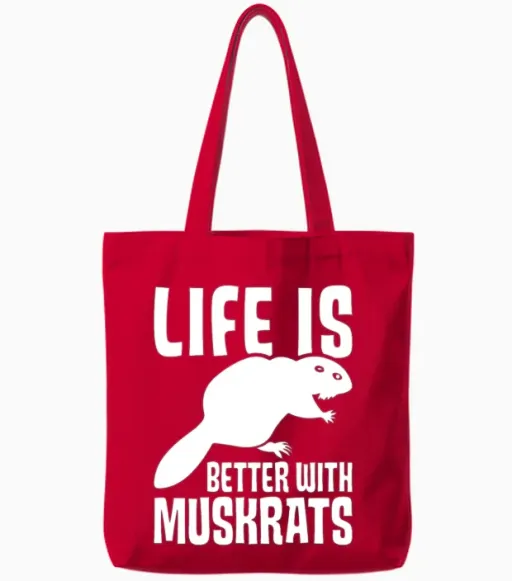 Retro Tote Bags in Red