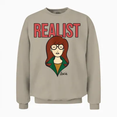 Daria the Realist Unisex Sweatshirt - Sand