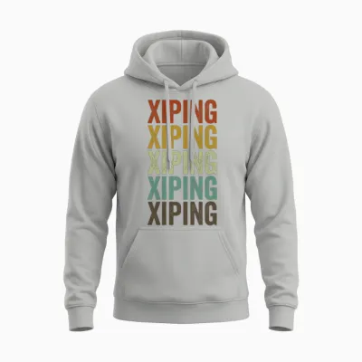 Xiping China Retro Vintage Unisex Hoodie - Ash