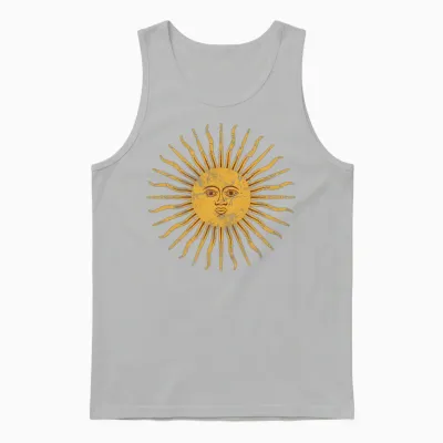 Argentina Sun Unisex Tank Top - Ash