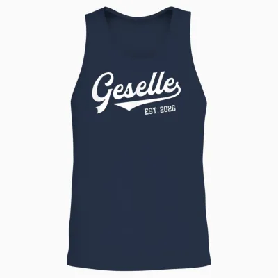 Geselle Est. 2026 Exam Craft Training Passed Unisex Tank Top - Navy